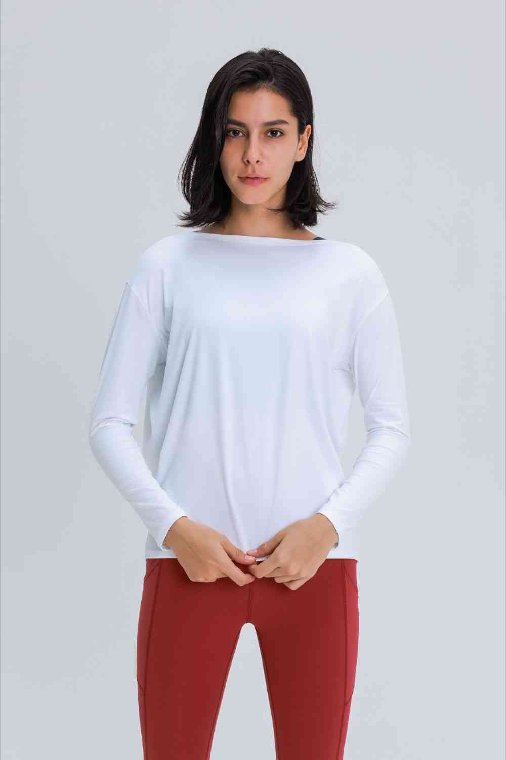 Loose Fit Active Top - Ladyez