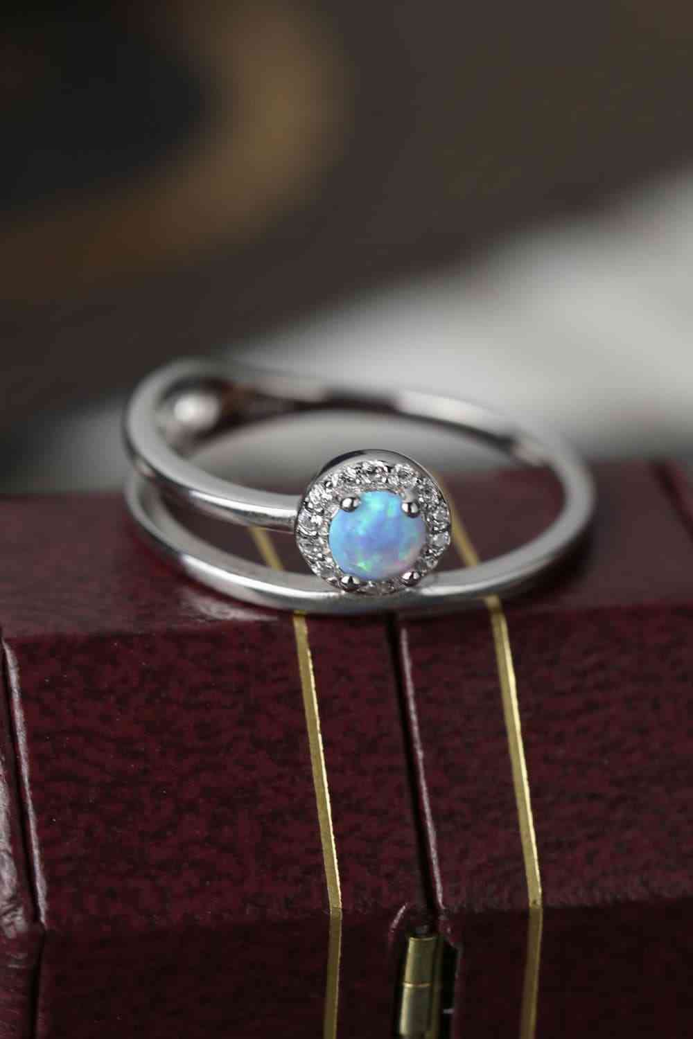 Opal Bypass Ring - Ladyez