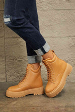 East Lion Corp Platform Combat Boots - Ladyez