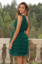 One-Shoulder Sleeveless Dress - Ladyez