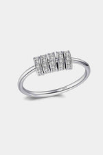 925 Sterling Silver Five Hoops Ring - Ladyez