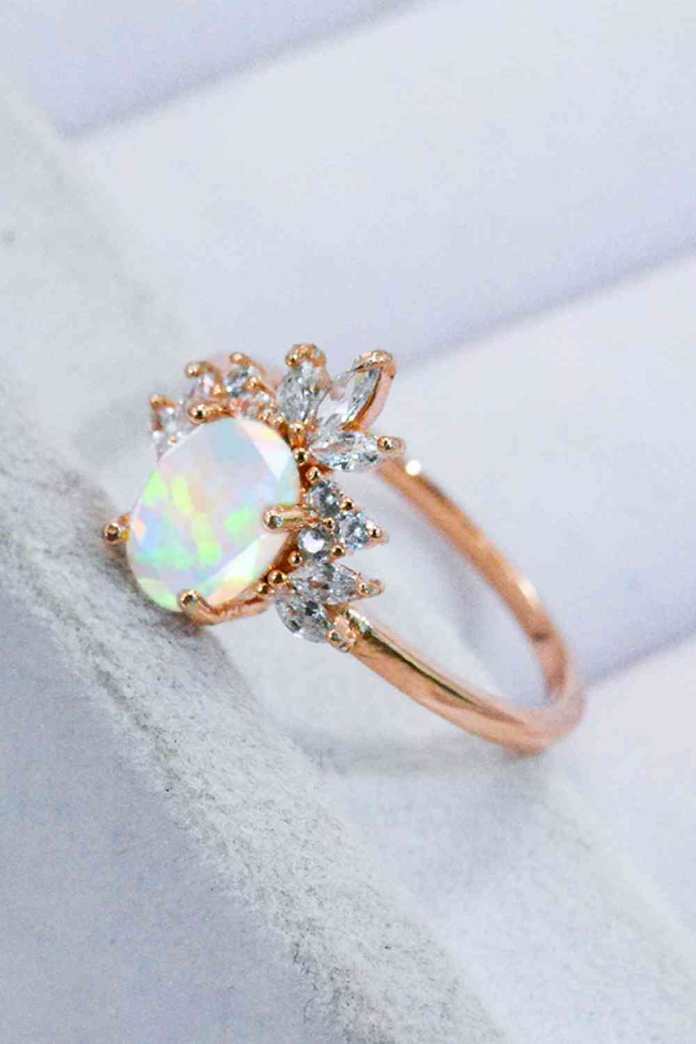 Best Of Me 925 Sterling Silver Opal Ring - Ladyez