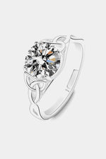 2 Carat Moissanite 925 Sterling Silver Ring - Ladyez