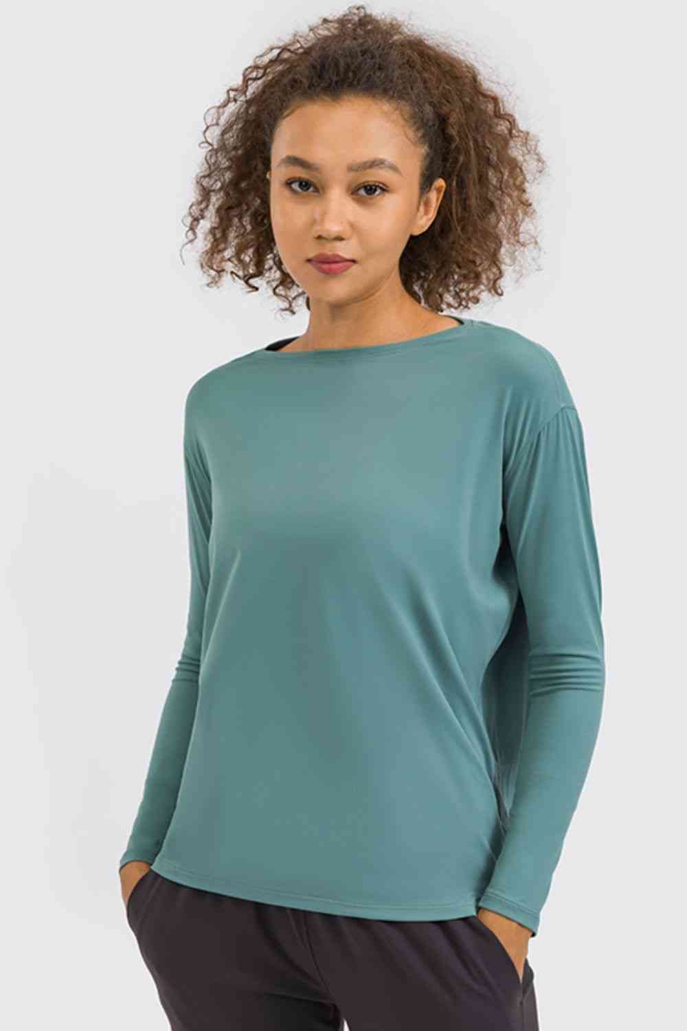 Loose Fit Active Top - Ladyez