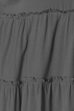 Double Take Half Button Long Sleeve Ruffle Hem Blouse - Ladyez