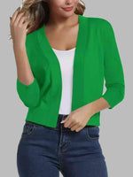 Open Front Cardigan - Ladyez