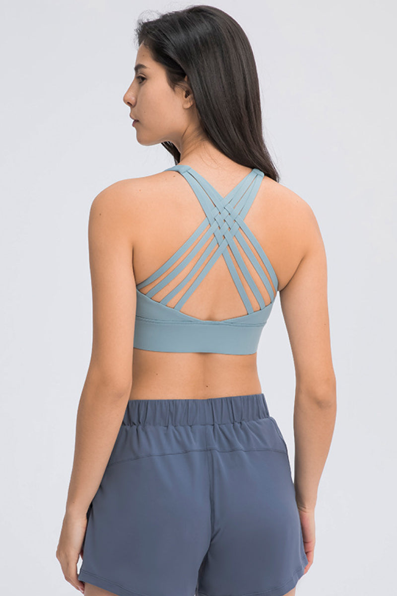 Eight Strap Sports Bra - Ladyez
