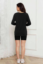 Basic Bae Full Size Round Neck Long Sleeve Top - Ladyez