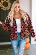 Leopard Zip-Up Jacket - Ladyez
