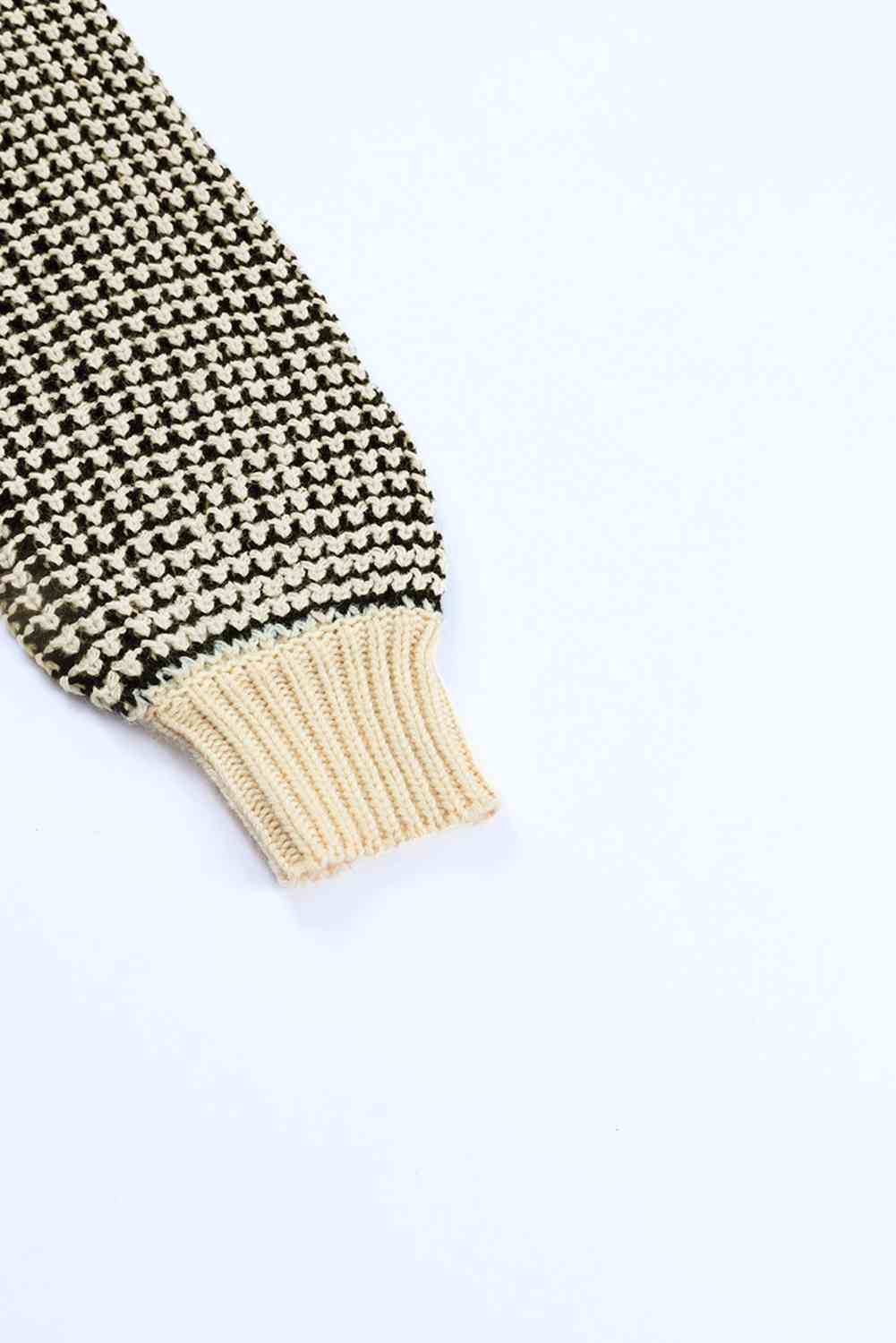 Woven Right Waffle-Knit Drop Shoulder Button-Down Cardigan - Ladyez