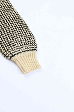 Woven Right Waffle-Knit Drop Shoulder Button-Down Cardigan - Ladyez