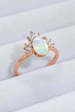 Best Of Me 925 Sterling Silver Opal Ring - Ladyez