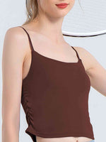 Ruched Sports Cami - Ladyez