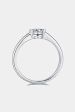 Moissanite 925 Sterling Silver Solitaire Ring - Ladyez