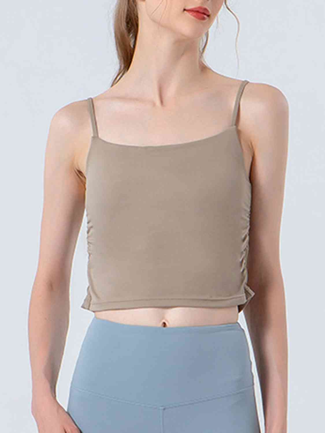 Ruched Sports Cami - Ladyez