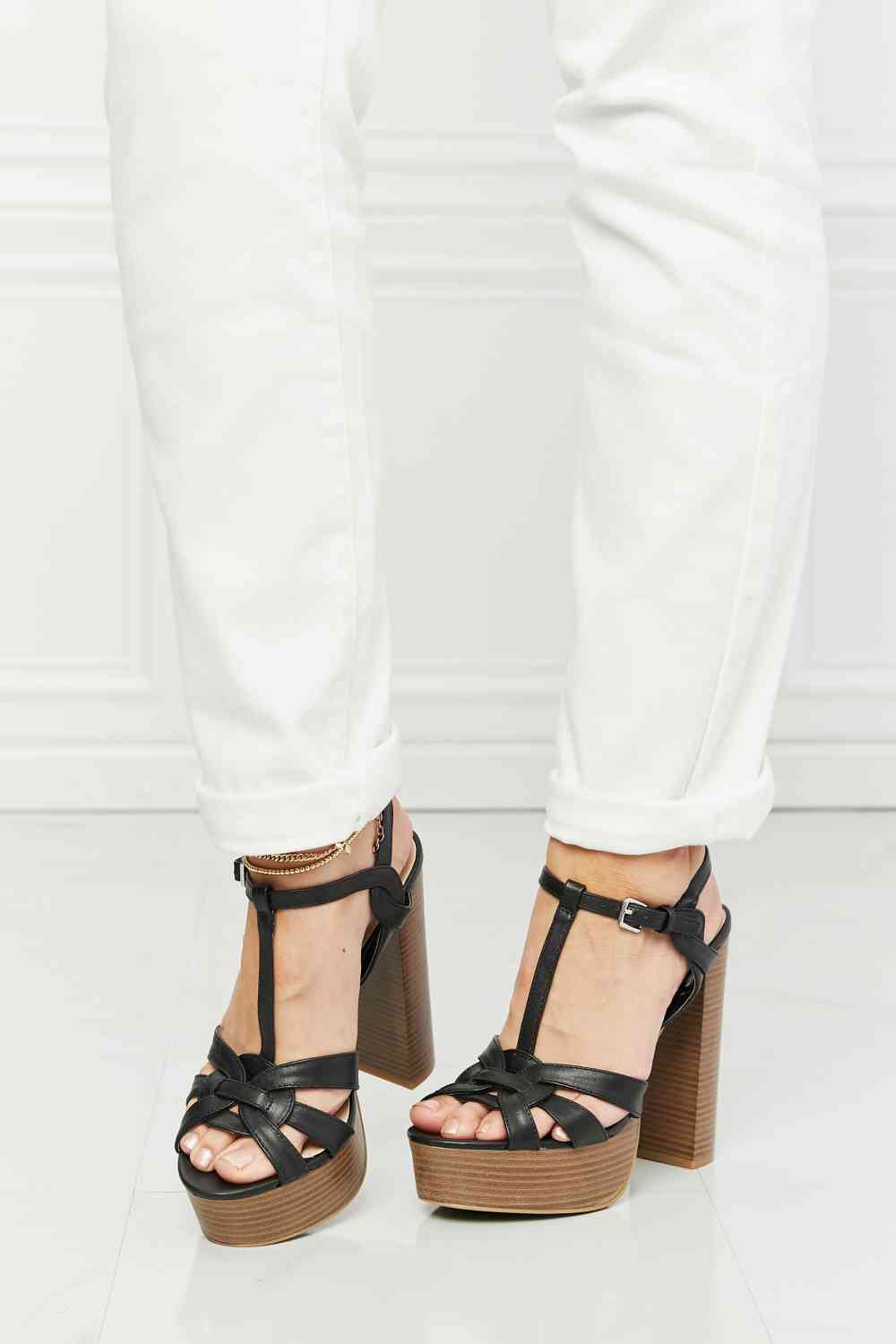 Legend She's Classy Strappy Heels - Ladyez