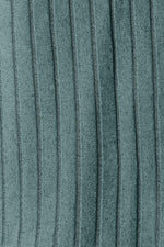 Basic Bae Full Size Ribbed Round Neck Long Sleeve Slit Top - Ladyez