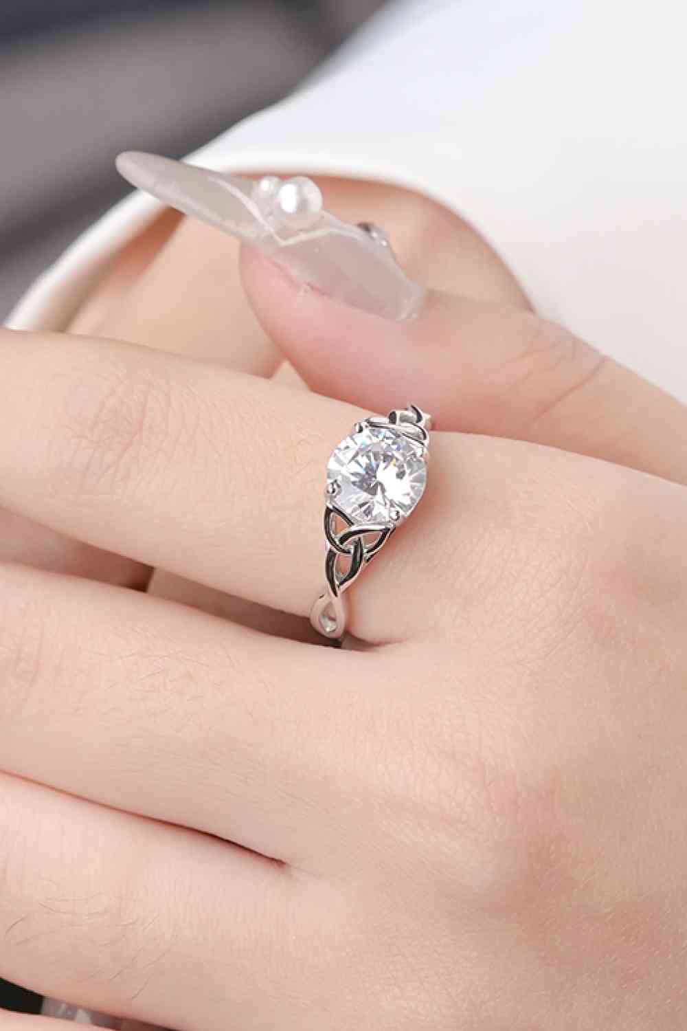 2 Carat Moissanite 925 Sterling Silver Ring - Ladyez