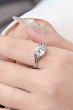 2 Carat Moissanite 925 Sterling Silver Ring - Ladyez