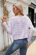 Open Front Cuffed Cropped Cardigan - Ladyez