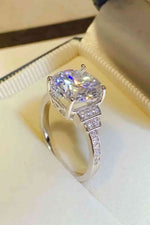 5 Carat Moissanite 925 Sterling Silver Ring - Ladyez