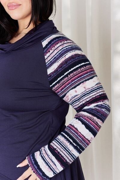 Celeste Full Size Buttoned Striped Long Sleeve Top - Ladyez
