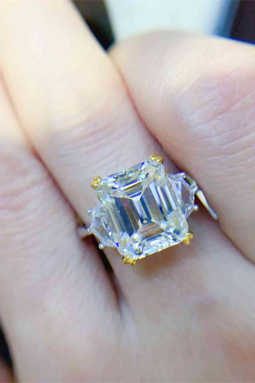 5 Carat Moissanite 925 Sterling Silver Ring - Ladyez