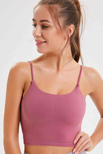 Feel Like Skin Scoop Neck Sports Cami - Ladyez
