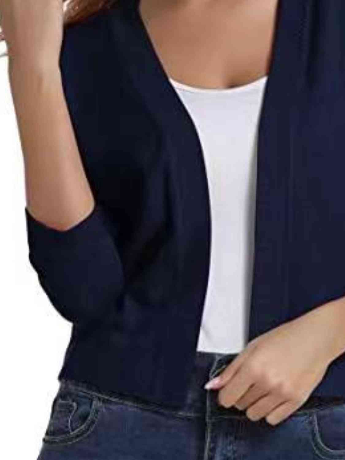 Open Front Cardigan - Ladyez