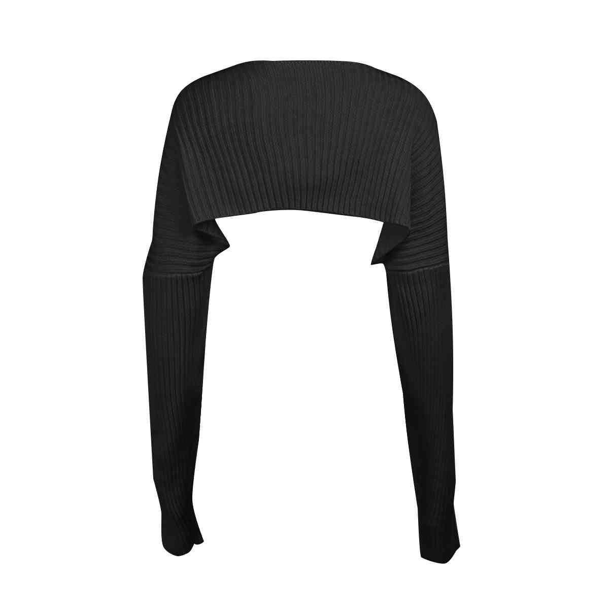 Long Sleeve Knit Bolero - Ladyez