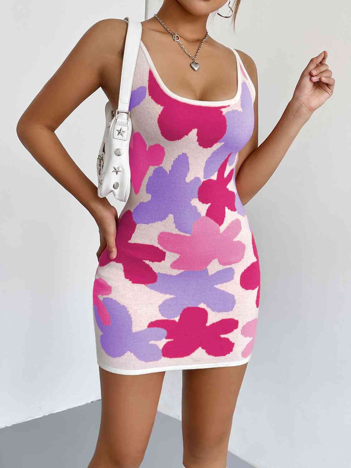 Spaghetti Strap Mini Dress - Ladyez