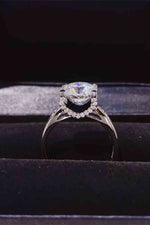2 Carat Moissanite 925 Sterling Silver Ring - Ladyez