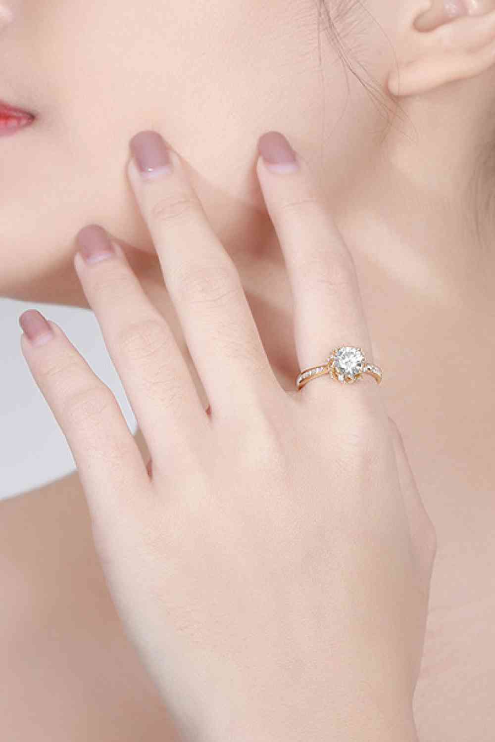 Kiss Me Once Moissanite Ring - Ladyez