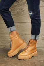 East Lion Corp Platform Combat Boots - Ladyez