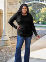 Basic Bae Full Size Round Neck Long Sleeve T-Shirt - Ladyez