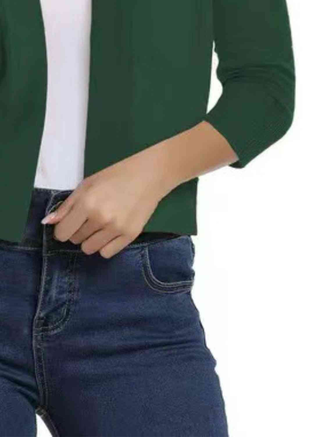 Open Front Cardigan - Ladyez