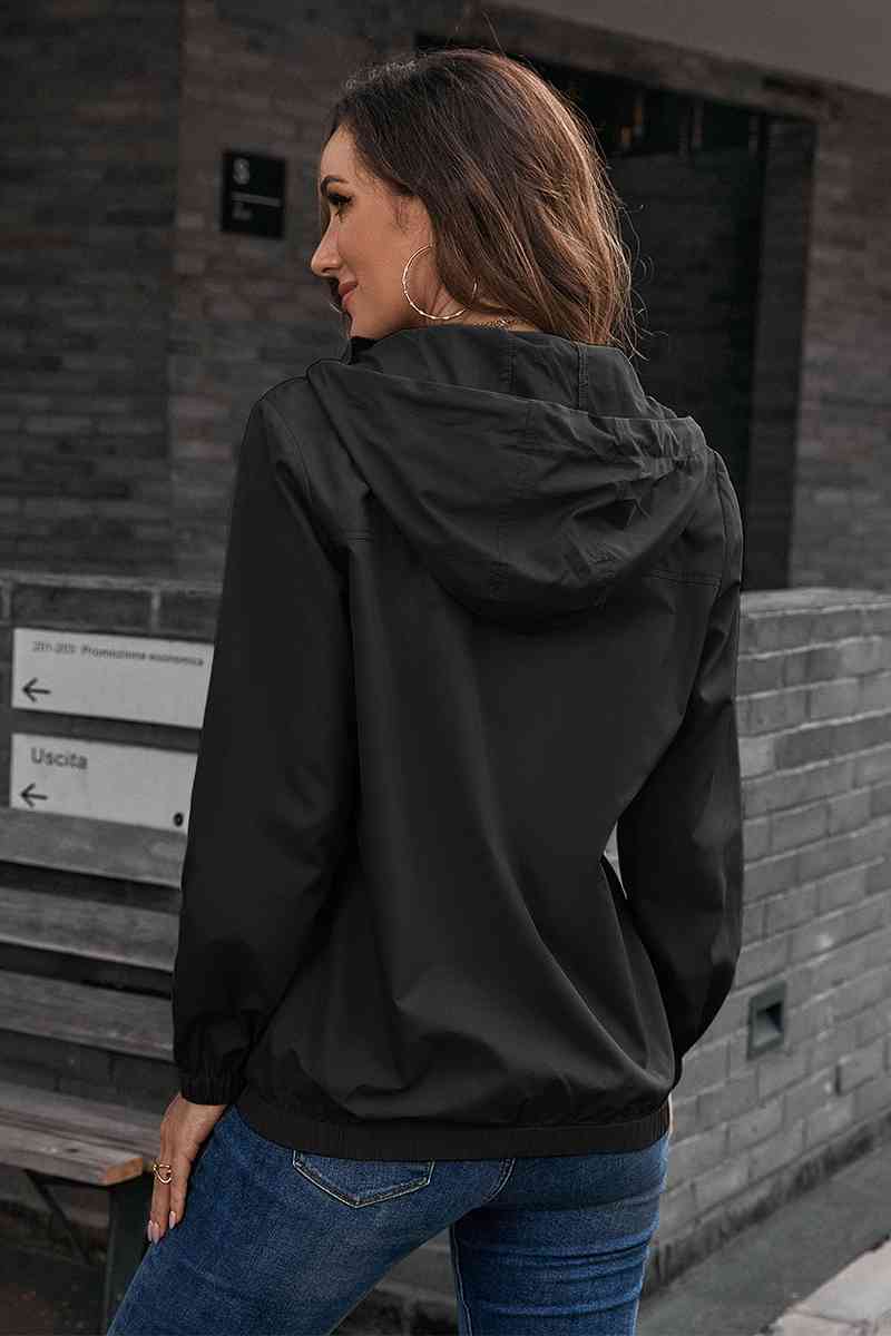 Button-Down Long Sleeve Sports Jacket - Ladyez