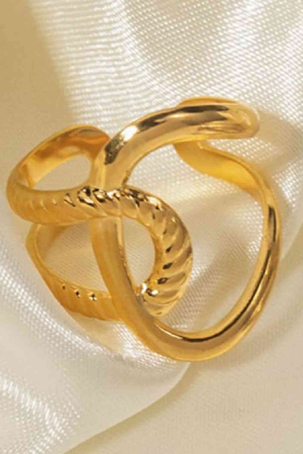 Modern Copper Open Ring - Ladyez