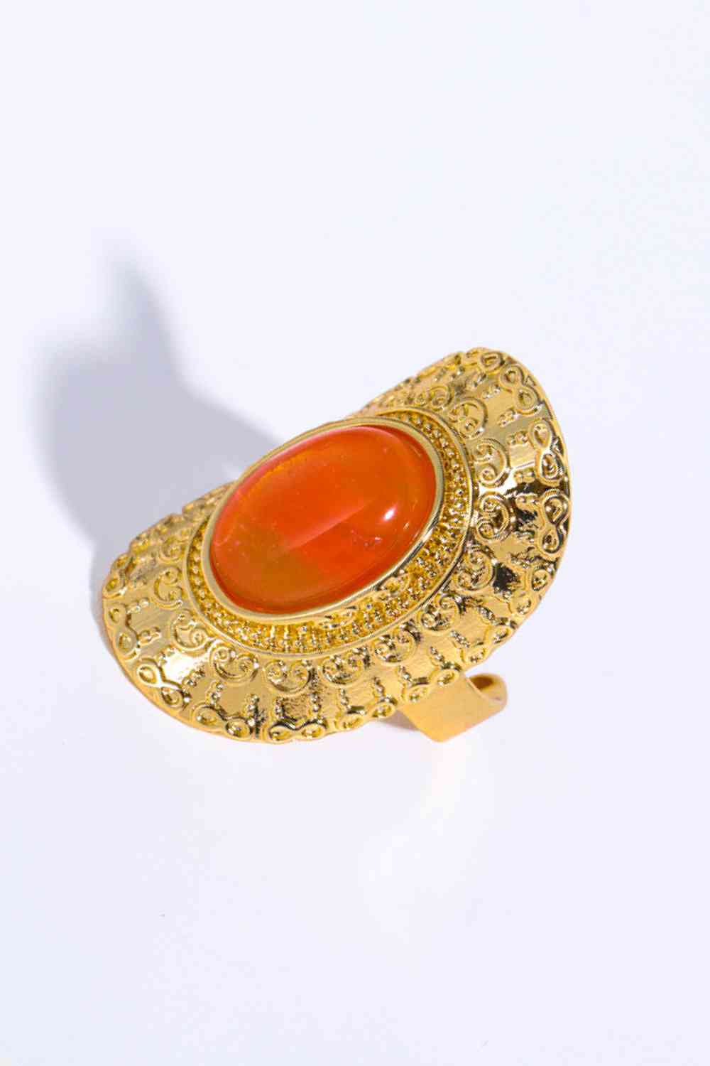 Natural Stone Copper Ring - Ladyez