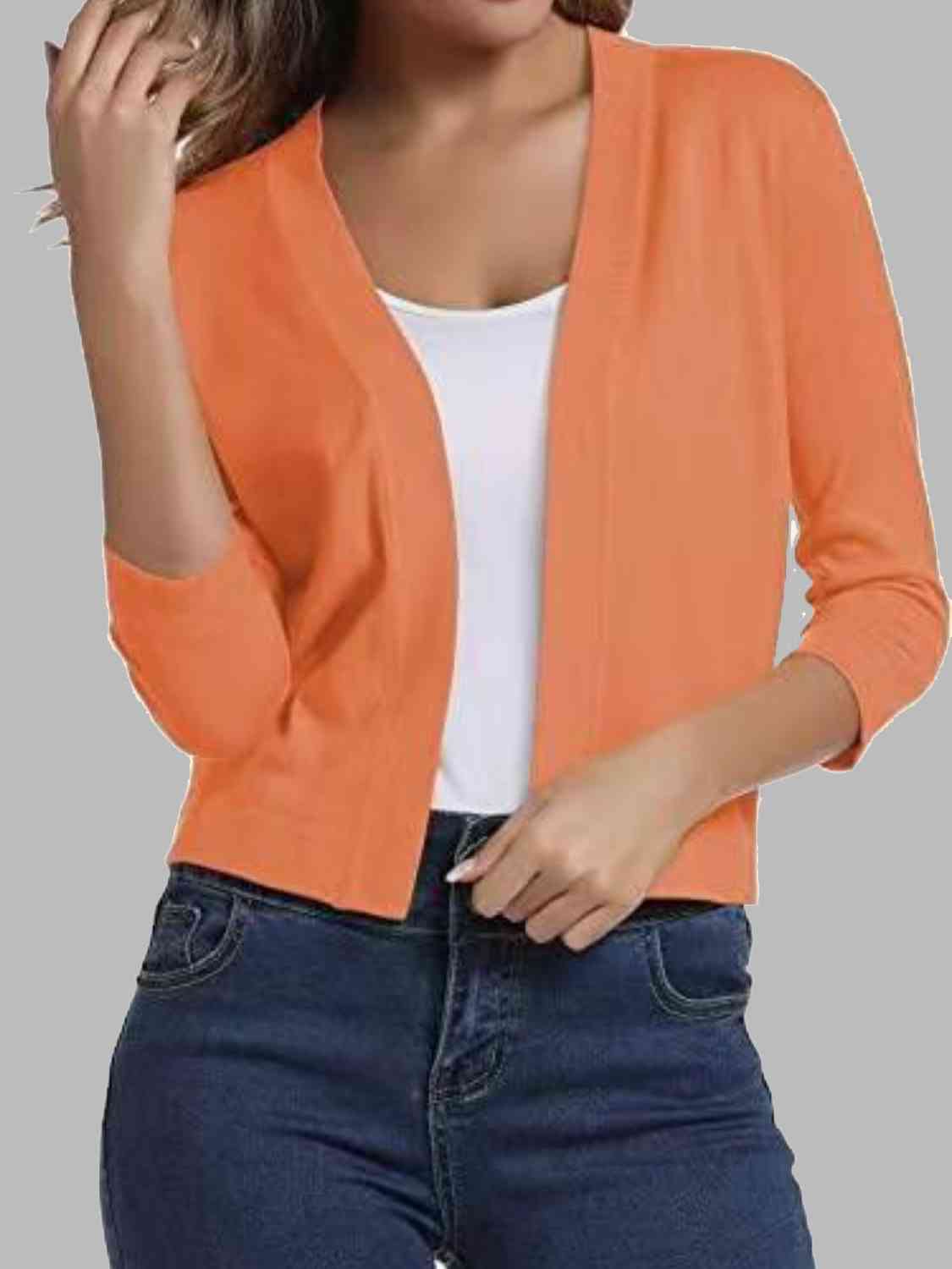 Open Front Cardigan - Ladyez