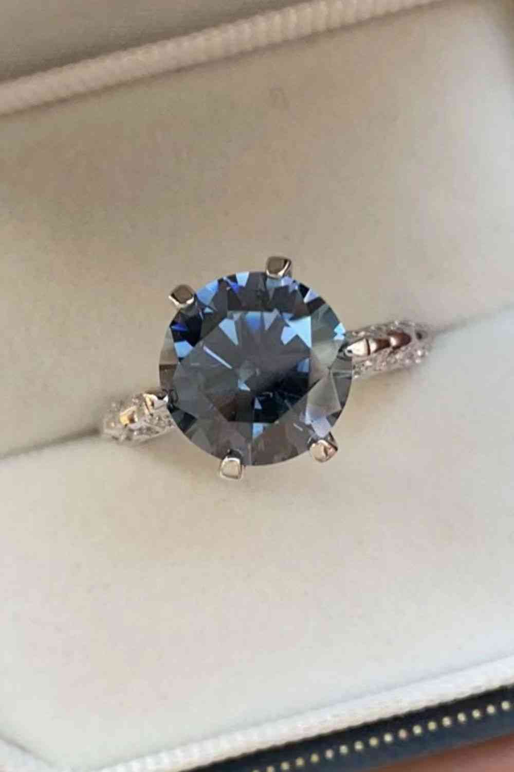 5 Carat Moissanite 925 Sterling Silver Ring - Ladyez