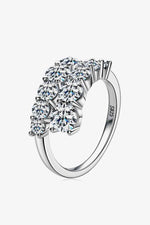 Adored Moissanite 925 Sterling Silver Ring - Ladyez