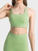 Scoop Neck Sports Bra - Ladyez