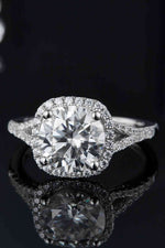 3 Carat Moissanite Halo Ring - Ladyez