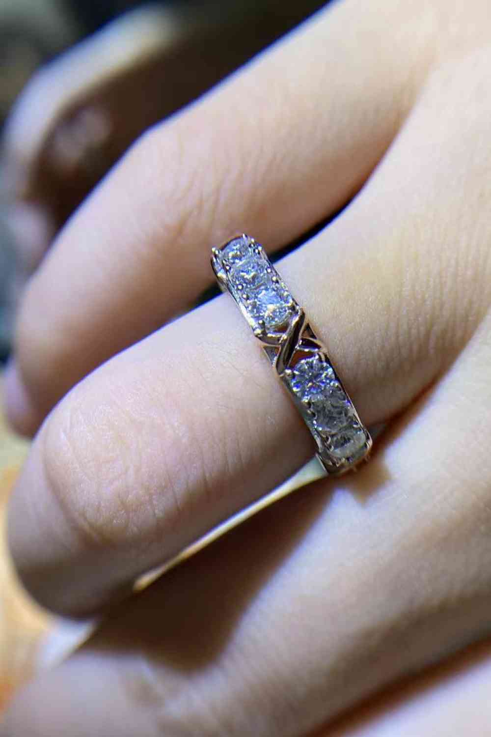 Feel The Joy 1.5 Carat Moissanite Ring - Ladyez