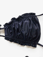 Frill Trill Halter Neck Bikini Set - Ladyez