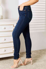Judy Blue Full Size Skinny Jeans with Pockets - Ladyez