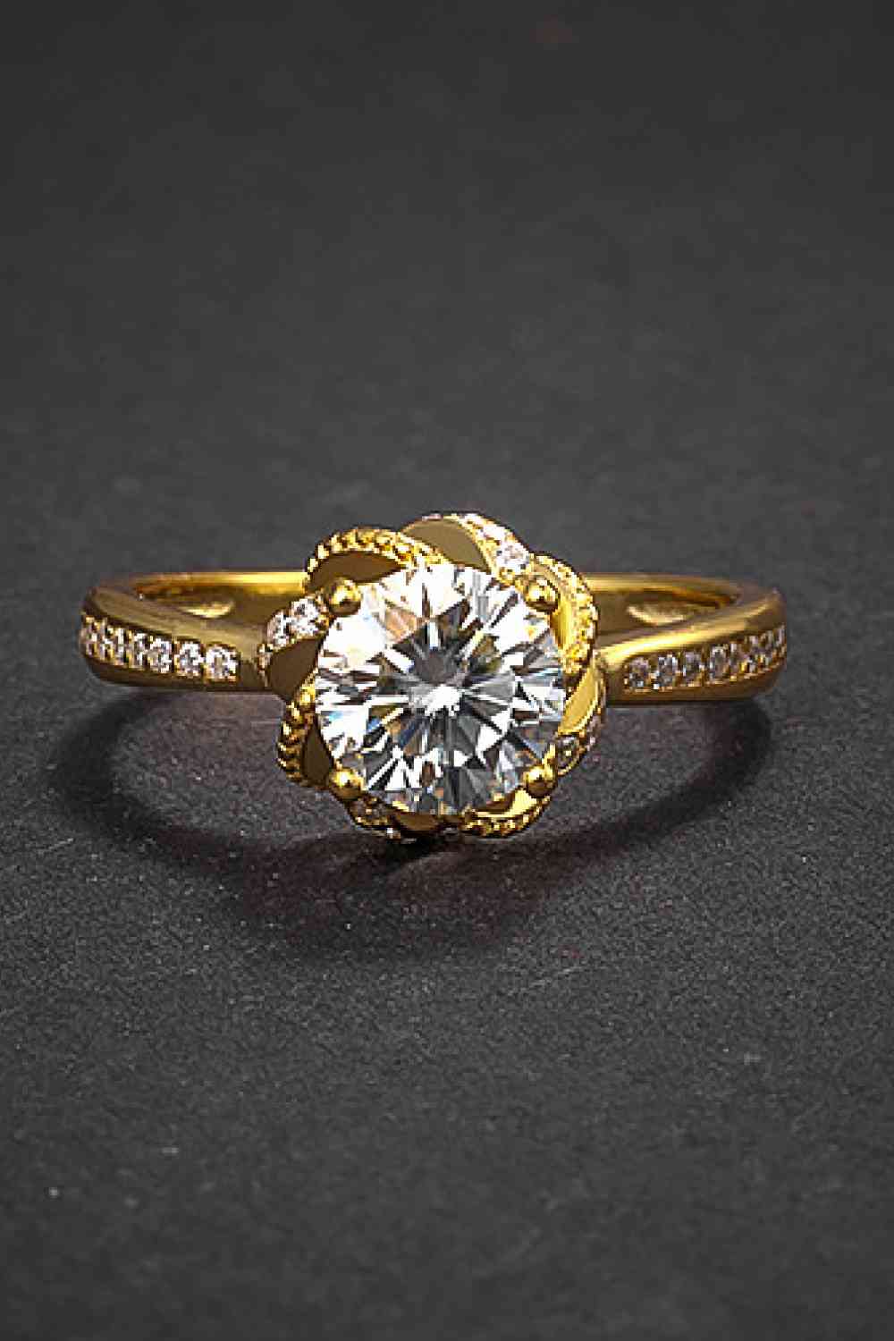 Kiss Me Once Moissanite Ring - Ladyez