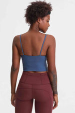 Feel Like Skin Scoop Neck Sports Cami - Ladyez