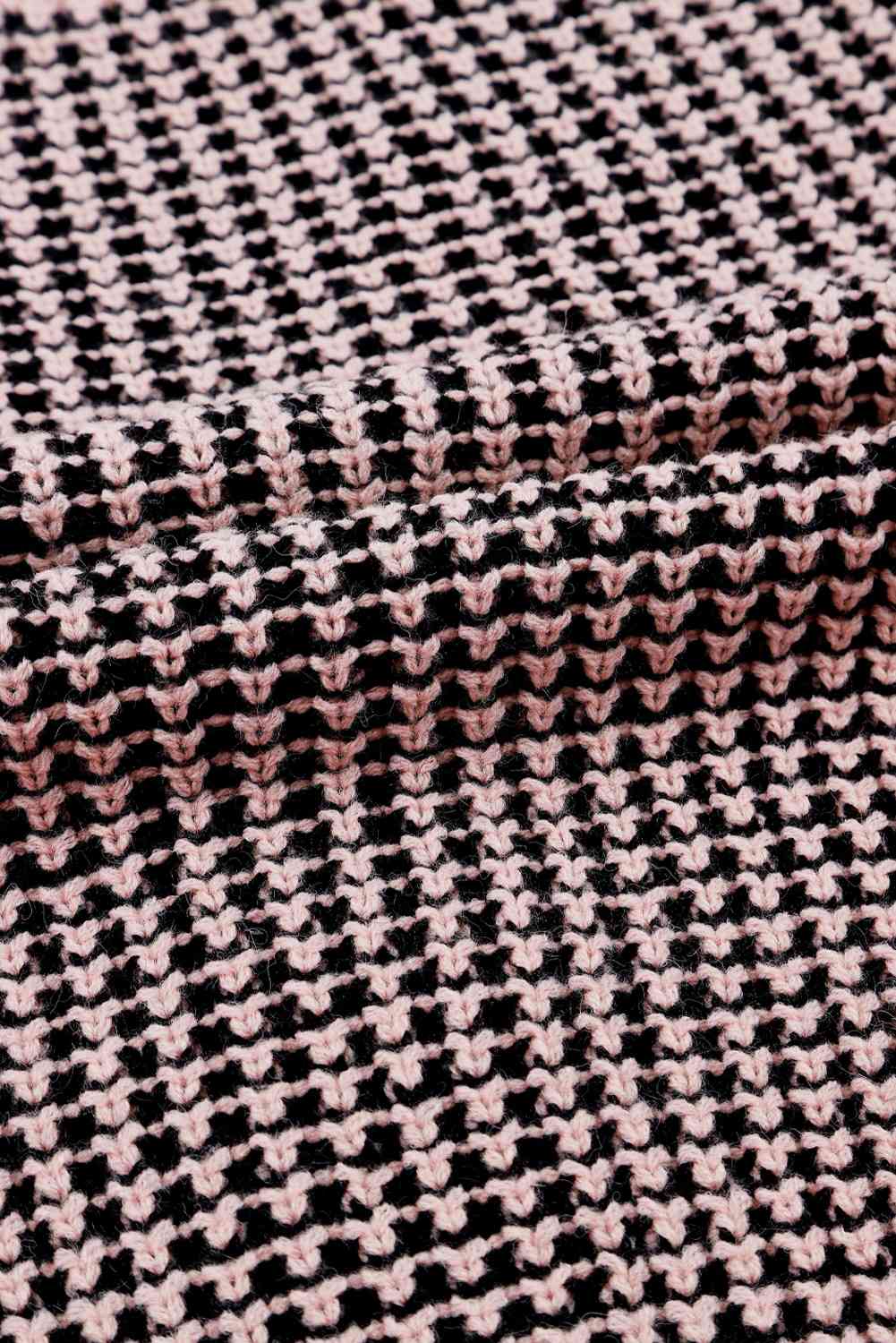 Woven Right Waffle-Knit Drop Shoulder Button-Down Cardigan - Ladyez